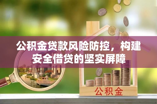 大足公积金贷款风险防控，构建安全借贷的坚实屏障