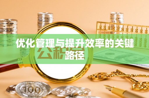 大足优化管理与提升效率的关键路径