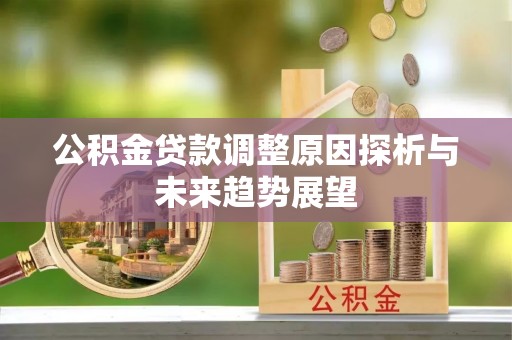 大足公积金贷款调整原因探析与未来趋势展望