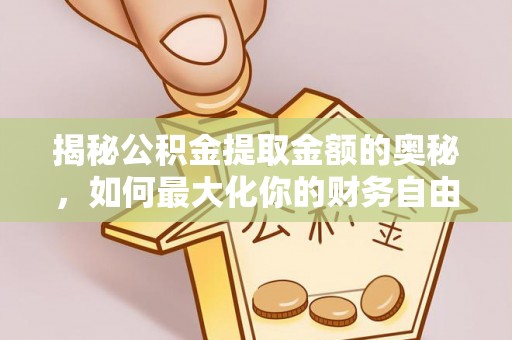 大足揭秘公积金提取金额的奥秘，如何最大化你的财务自由