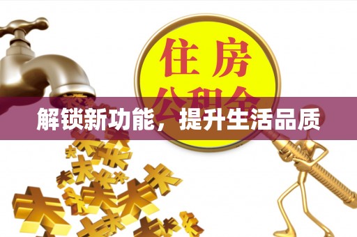 大足解锁新功能，提升生活品质