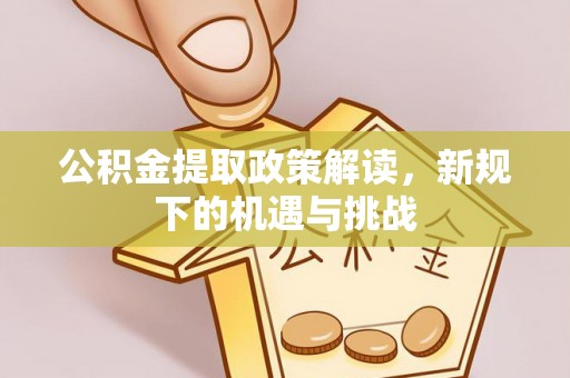 大足公积金提取政策解读，新规下的机遇与挑战