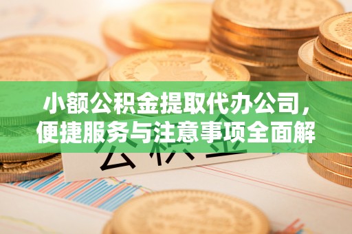 大足小额公积金提取代办公司，便捷服务与注意事项全面解析