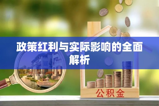 大足政策红利与实际影响的全面解析