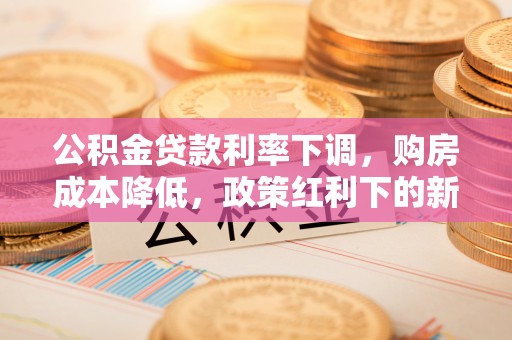 大足公积金贷款利率下调，购房成本降低，政策红利下的新机遇