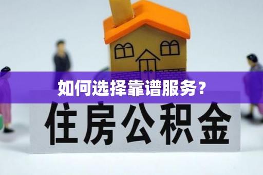 大足如何选择靠谱服务？