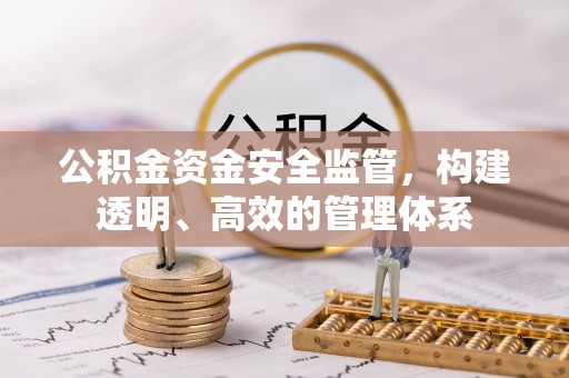 大足公积金资金安全监管，构建透明、高效的管理体系