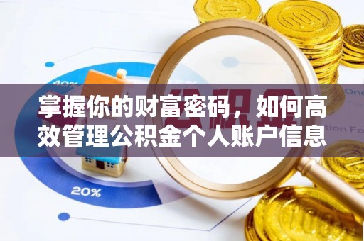 大足掌握你的财富密码，如何高效管理公积金个人账户信息