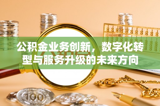 大足公积金业务创新，数字化转型与服务升级的未来方向