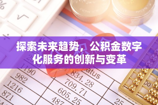 大足探索未来趋势，公积金数字化服务的创新与变革