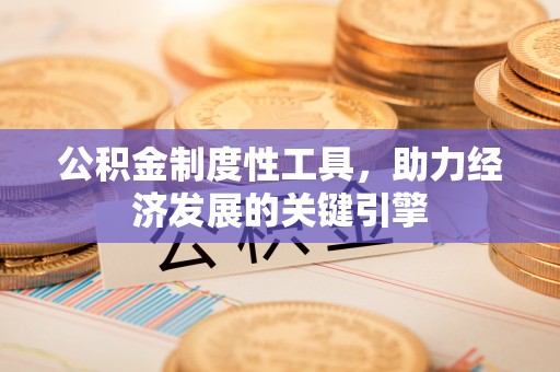 大足公积金制度性工具，助力经济发展的关键引擎