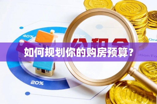 大足如何规划你的购房预算？
