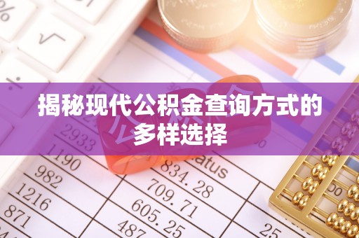 大足揭秘现代公积金查询方式的多样选择