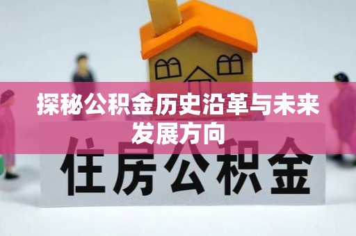 大足探秘公积金历史沿革与未来发展方向