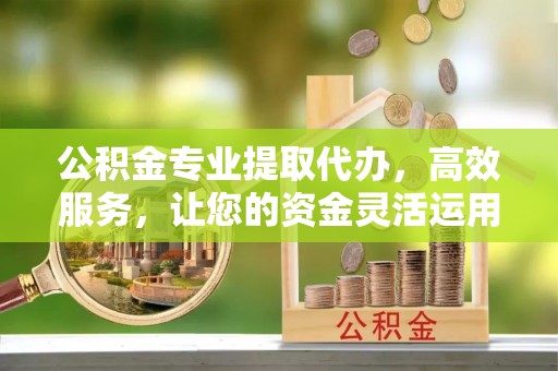 大足公积金专业提取代办，高效服务，让您的资金灵活运用