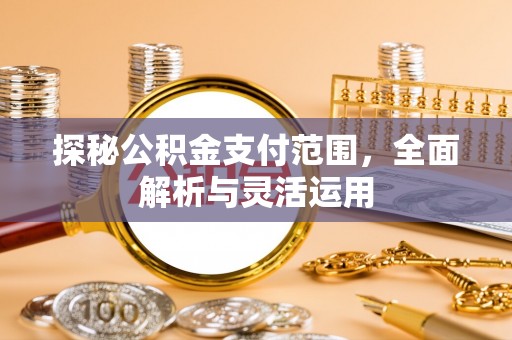 大足探秘公积金支付范围，全面解析与灵活运用