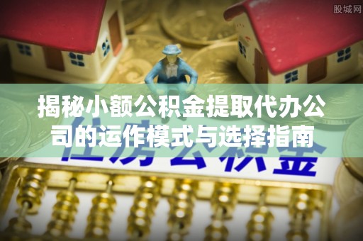 大足揭秘小额公积金提取代办公司的运作模式与选择指南