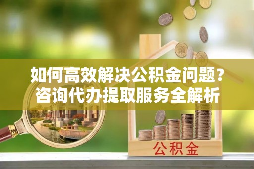 大足如何高效解决公积金问题？咨询代办提取服务全解析