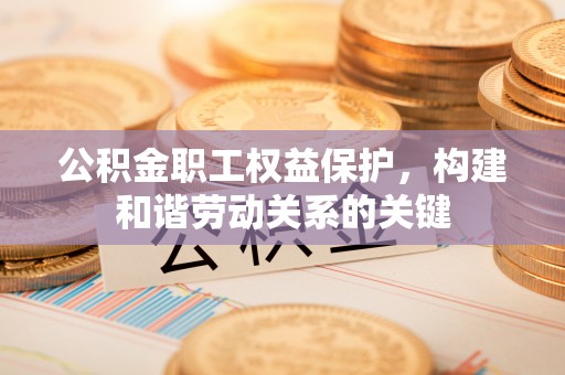 大足公积金职工权益保护，构建和谐劳动关系的关键