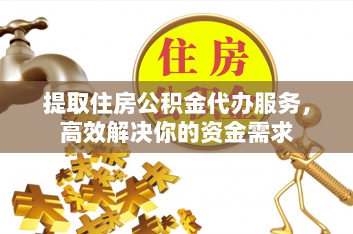 大足提取住房公积金代办服务，高效解决你的资金需求
