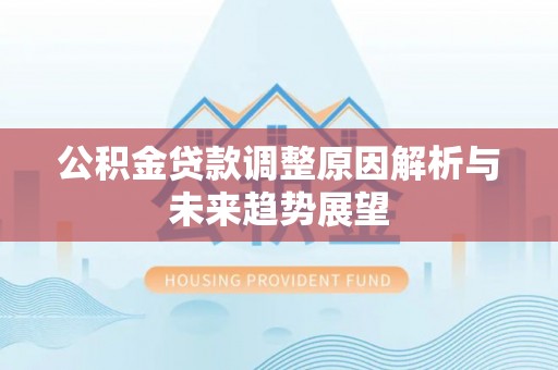 大足公积金贷款调整原因解析与未来趋势展望