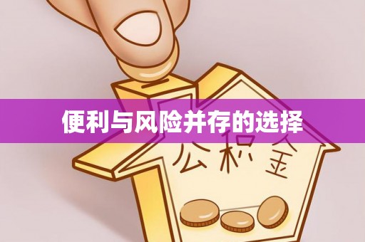 大足便利与风险并存的选择